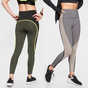 ATHLETA Spar Colorblock High Rise 7/8 Legging BUNDLE OF 2!